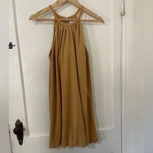 4/$20! Mustard Halter Dress